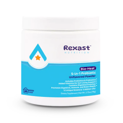 Rexast Bio-Heal 5-In-1 Probiotic Powder